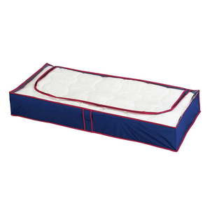 Plastové úložné boxy pod posteľ v súprave 4 ks 100x45x15 cm Deep Blue – Maximex vyobraziť