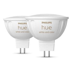 Žiarovky v súprave 2 ks GU 5, 3, 6 W White and color ambiance – Philips Hue vyobraziť