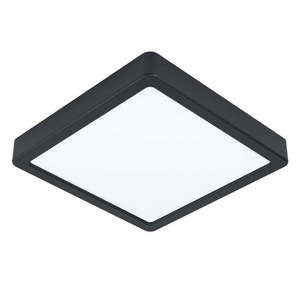 Čierne LED stropné svietidlo 21x21 cm FUEVA 5 – EGLO vyobraziť