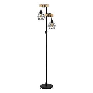 Čierna/v prírodnej farbe stojacia lampa (výška 166, 5 cm) TOWNSHEND 5 – EGLO vyobraziť