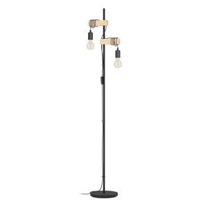 Čierna/v prírodnej farbe LED stojacia lampa (výška 166, 5 cm) TOWNSHEND – EGLO vyobraziť