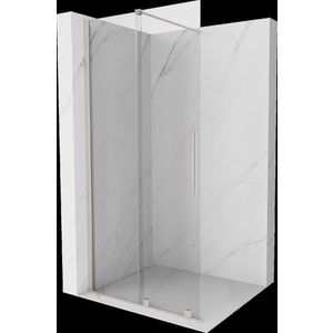 MEXEN/S - Velar Sprchová zástena posuvná Walk-in 80 x 200 cm, transparent 8 mm, nikel kartáčovaný 871-080-000-03-97 vyobraziť