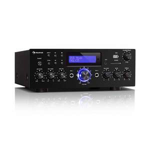 Auna AMP-5 BT, HiFi zosilňovač, 2 x 50 W RMS, BT, 2 x mikrofón, čierny vyobraziť