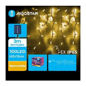 B.V. - LED Solárna vianočná reťaz 100xLED/8 funkcií 8x0, 6m IP65 teplá biela vyobraziť