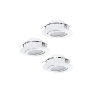 Eglo 78755 - SADA 3x LED Podhľadové svietidlo PINEDA 1xLED/6W/230V 3000K biela vyobraziť