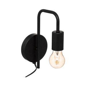 Atmosphera Atmosphera - Nástenná lampa KELI 1xE27/40W/230V čierna vyobraziť