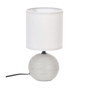 Atmosphera Atmosphera - Stolná lampa TIMÉO 1xE14/60W/230V šedá/biela vyobraziť