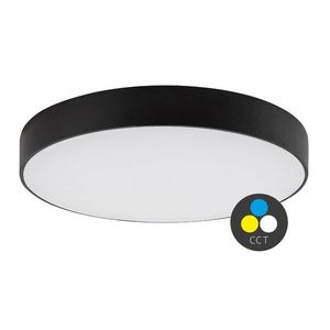 Rabalux Čierne stropné LED svietidlo Tartu okrúhle 300mm 24W IP44 CCT R7898 vyobraziť