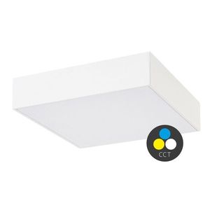 Rabalux Biele stropné LED svietidlo Tartu štvorcové 175x175mm 18W IP44 CCT R7895 vyobraziť