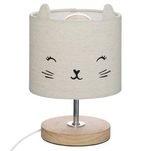 Dětská noční lampa CAT krémová vyobraziť