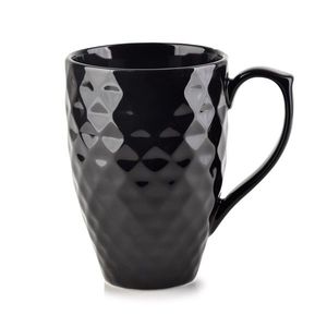 Porcelánový hrnček DIAMENT BLACK 280 ml čierny vyobraziť