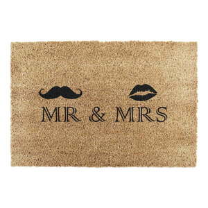 Rohožka z kokosového vlákna 40x60 cm Mr and Mrs – Artsy Doormats vyobraziť