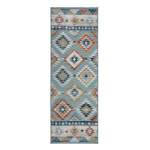 Modrý vonkajší behúň 80x230 cm Avery Blue – Flair Rugs vyobraziť