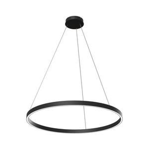 Maytoni Maytoni MOD058PL-L42B3K - LED Luster na lanku RIM LED/51W/230V pr. 80 cm čierna vyobraziť