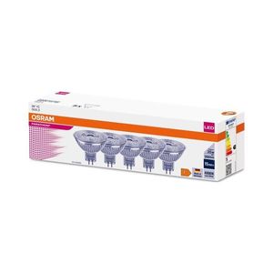 Osram SADA 5x LED Žiarovka MR16 GU5, 3/3, 8W/12V 4000K 36° - Osram vyobraziť