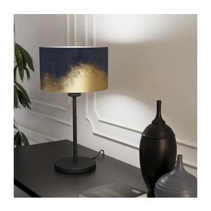 Eglo 39975 - Stolná lampa CASUARITA 1xE27/40W/230V modrá/zlatá vyobraziť