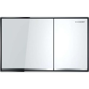 GEBERIT - Sigma60 Ovládacie tlačidlo splachovania, sklo/biela 115.640.SI.1 vyobraziť