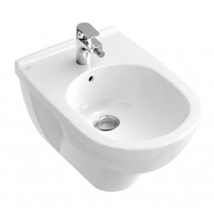 VILLEROY & BOCH - O.novo Závesný bidet, 360x560 mm, 1 otvor na batériu, alpská biela 54600001 vyobraziť