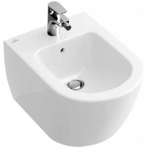 VILLEROY & BOCH - Subway 2.0 Závesný bidet s prepadom, 375x565 mm, alpská biela 54000001 vyobraziť