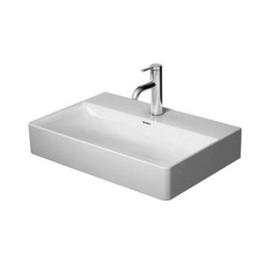 DURAVIT - DuraSquare Umývadlo, 60x40 cm, bez prepadu, s otvorom na batériu, DuraCeram, biela 2356600041 vyobraziť