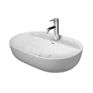 DURAVIT - Luv Umývadlo na dosku, 60x40 cm, s 1 otvorom na batériu, DuraCeram, alpská biela 0380600000 vyobraziť