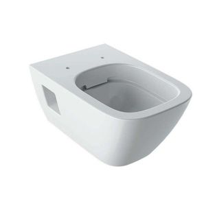 GEBERIT - Selnova Square Závesné WC, 540x350 mm, Rimfree, biela 501.546.01.1 vyobraziť