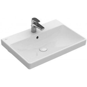 VILLEROY & BOCH - Avento Umývadlo nábytkové, 60x47 cm, s prepadom, otvor na batériu, alpská biela 41586001 vyobraziť