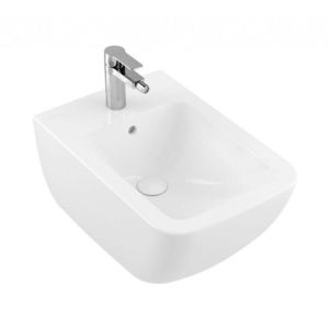 VILLEROY & BOCH - Venticello Závesný bidet, s 1 otvorom na batériu, CeramicPlus, alpská biela 441100R1 vyobraziť