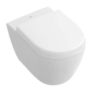 VILLEROY & BOCH - Subway 2.0 Závesné kompaktné WC, DirectFlush, CeramicPlus, alpská biela 5606R0R1 vyobraziť