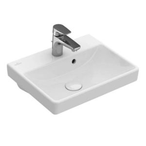 VILLEROY & BOCH - Avento Umývadielko 45x37 cm, s prepadom, 1 otvor na batériu, alpská biela 73584501 vyobraziť