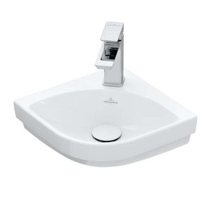 VILLEROY & BOCH - Subway 3.0 Umývadielko rohové, 32x32 cm, bez prepadu, otvor na batériu, alpská biela 43714601 vyobraziť