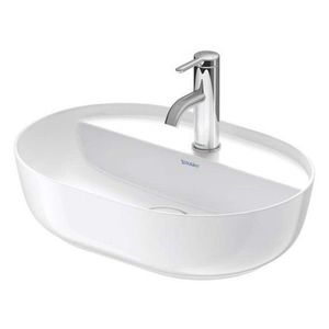 DURAVIT - Luv Umývadlo na dosku, 50x35 cm, bez prepadu, s otvorom na batériu, WonderGliss, biela 03805000001 vyobraziť