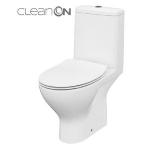 CERSANIT - WC KOMBI MODUO 43 cm 671 011 3/5 CLEAN ON, SEDADLO SLIM DUROPLAST-SOFT CLOSE K116-032 vyobraziť