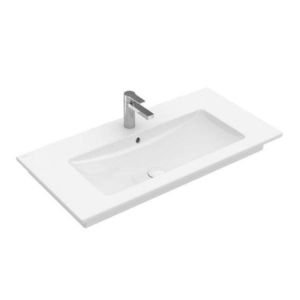 VILLEROY & BOCH - Venticello Umývadlo nábytkové 100x50 cm, s prepadom, otvor na batériu, CeramicPlus, alpská biela 4104ALR1 vyobraziť