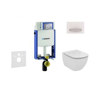 GEBERIT - Kombifix Modul na závesné WC s tlačidlom Sigma50, alpská biela + Ideal Standard Tesi - WC a doska, Aquablade, SoftClose 110.302.00.5 NU8 vyobraziť