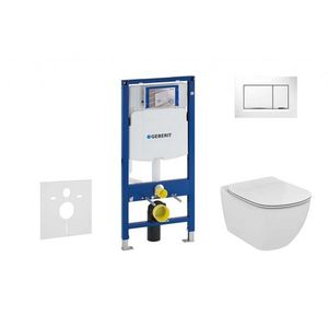 GEBERIT - Duofix Set predstenovej inštalácie, klozetu a dosky Ideal Standard Tesi, tlačidla Sigma30, Aquablade, SoftClose, biela/lesklý chróm 111.300.00.5 NU5 vyobraziť