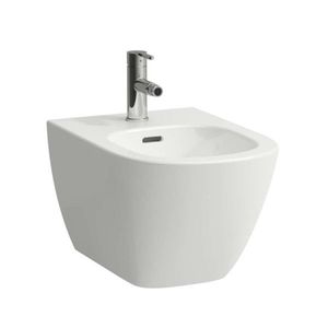 Laufen - Lua Závesný bidet, otvor na batériu, biela H8300810003021 vyobraziť