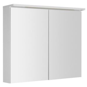 AQUALINE - KAWA STRIP Galérka s LED osvetlením 80x70x22cm, biela WGL80S vyobraziť