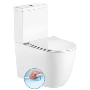 SAPHO - INFINITY RIMLESS WC kombi misa s nádržkou, spodný/zadný odpad, biela PC105WR vyobraziť