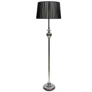 Candellux Čierna stojacia lampa Gillenia pre žiarovku E27 51-21420 vyobraziť