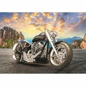 Trefl Black motorcycle 500 dielov puzzle vyobraziť