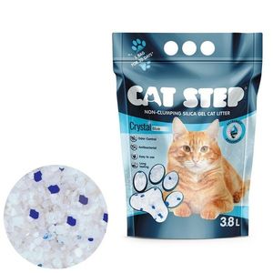 Cat Step Silikagelová podstielka pre mačky CrystalBlue 1, 67 kg, 3, 8 l vyobraziť