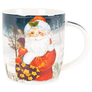 Porcelánový hrnček Xmas Santa, 370 ml vyobraziť