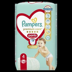 Plienky Pampers Premium Care Pants 58 ks, veľkosť4 vyobraziť