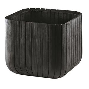 Keter Plastový kvetináč Cube planter M sivá, 30 cm vyobraziť