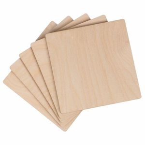 Sixtol Drevené doštičky CREATIVE WOOD SET 5, 10 x 10 cm vyobraziť