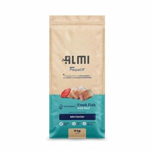 ALMI Mini Senior Granule s morskou riasou, 12 kg vyobraziť