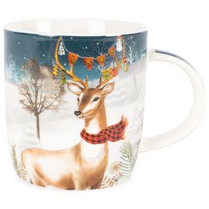 Porcelánový hrnček Xmas Reindeer, 370 ml vyobraziť