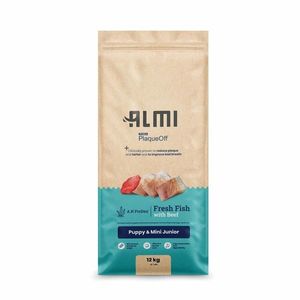 ALMI Puppy & Mini Junior Granule s morskou riasou, 12 kg vyobraziť