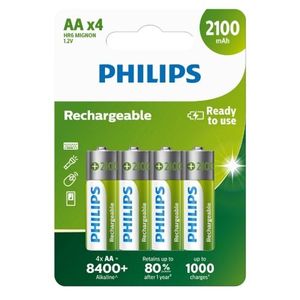 Philips Nabíjacia batéria AA 1, 2 V, 4 ks vyobraziť